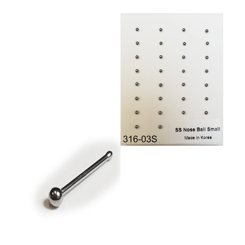 316-03 Silver Ball Tip (30pcs/Pad)